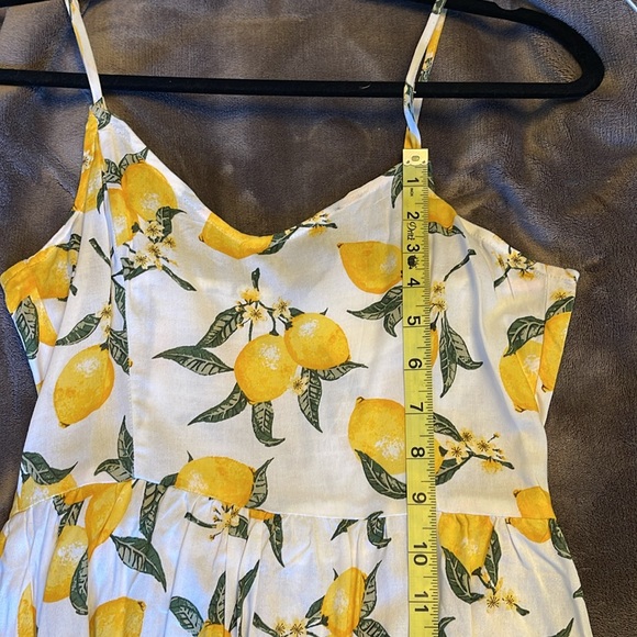 H&M | Lemon Drop Sun Dress - sz 2 - Picture 9 of 12